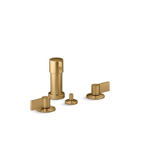 KOHLER Components Widespread Bidet Faucet With Lever Handles 77983-4-2MB